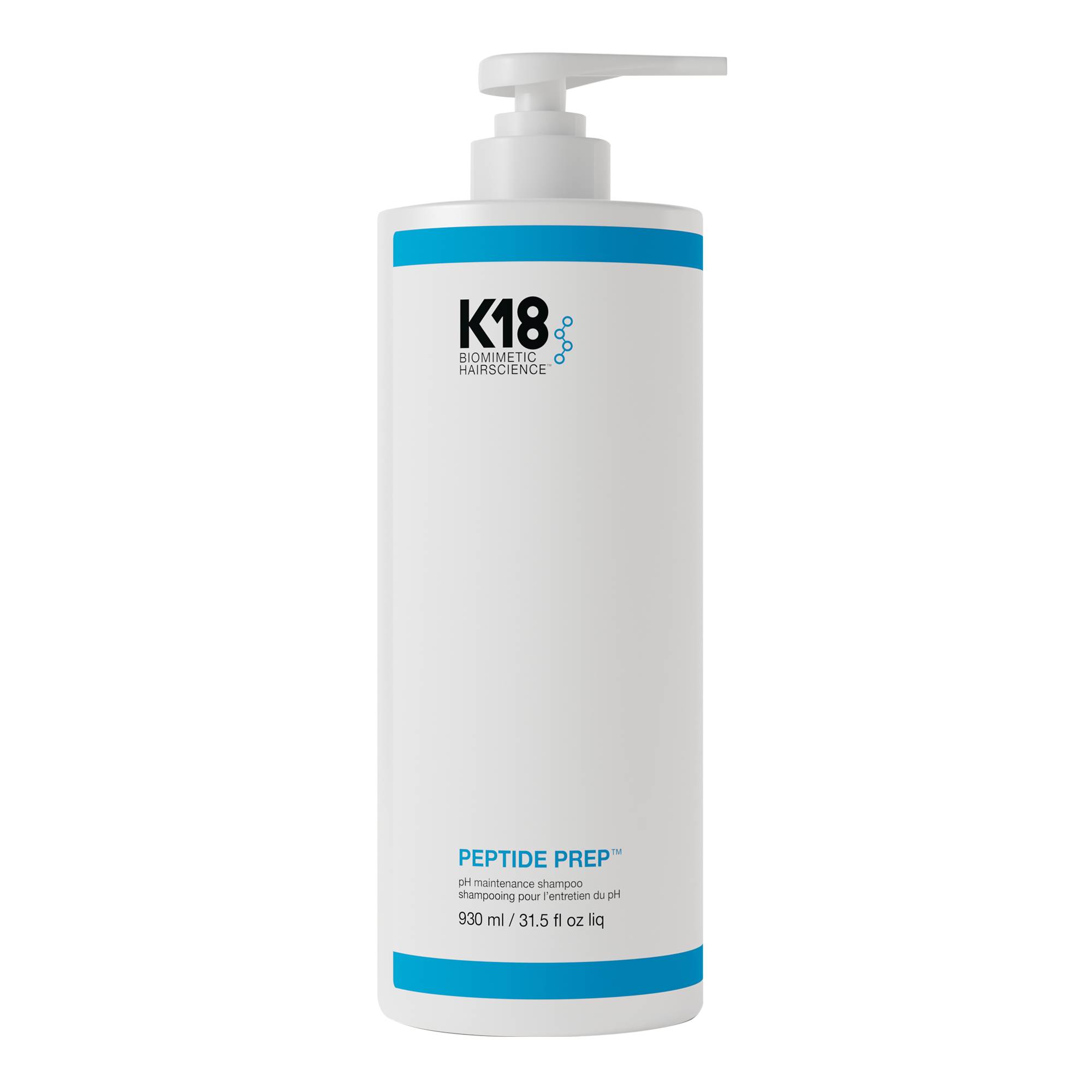 Shampoing entretien pH Peptide Prep™ de la marque K18 Biomimetic HairScience Contenance 930ml - 1
