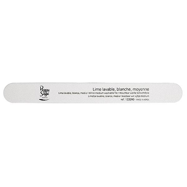 Lime à ongles 2 faces 180-180 - grain moyen Blanche de la marque Peggy Sage - 1