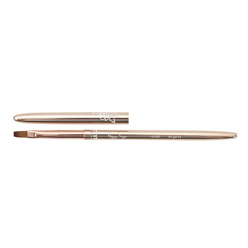 Pinceau gel UV plat - Rose gold 004 de la marque Peggy Sage - 1