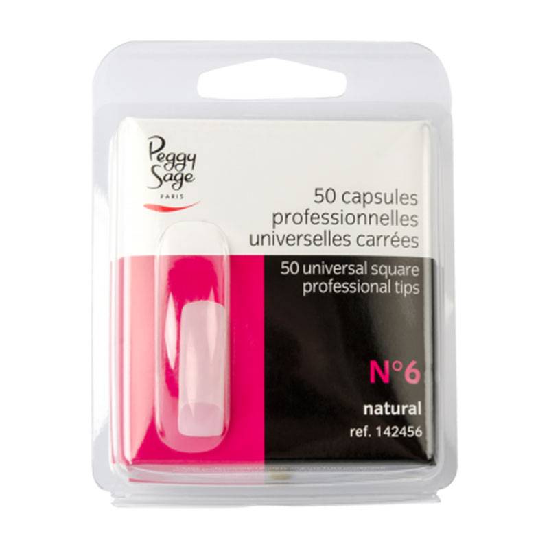 Capsules professionnelles universelles n°6 x50 Carrée de la marque Peggy Sage - 1
