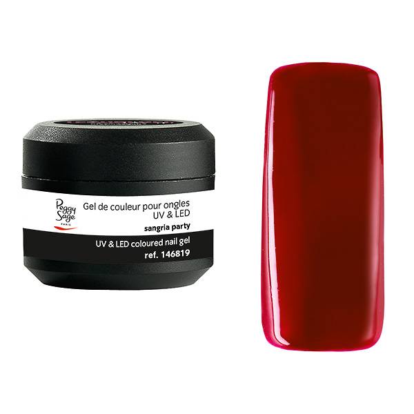 Gel de couleur UV & LED Technigel Color It Sangria party de la marque Peggy Sage - 1