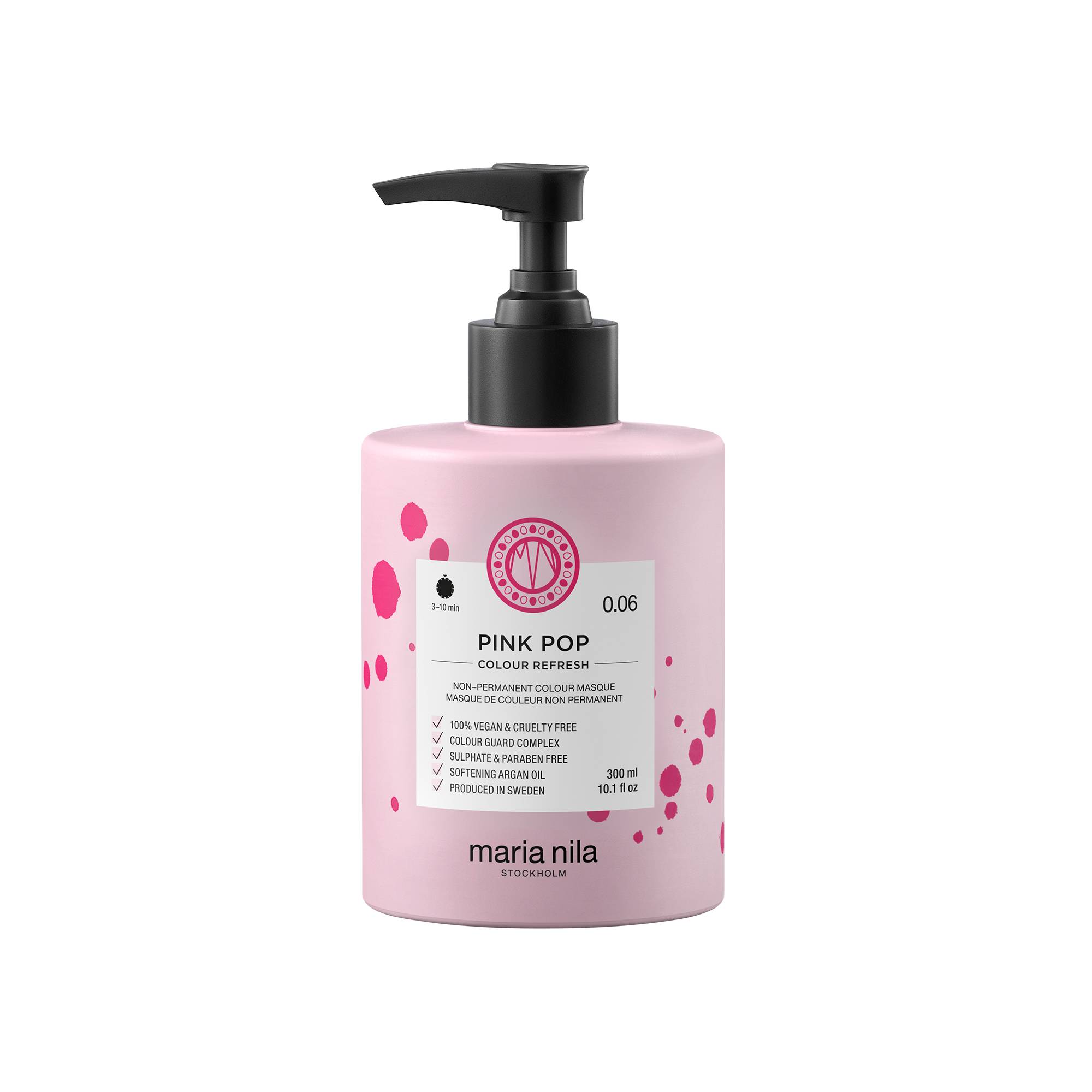 Masque repigmentant Colour Refresh 0.06 Pink pop de la marque Maria Nila Contenance 300ml - 1