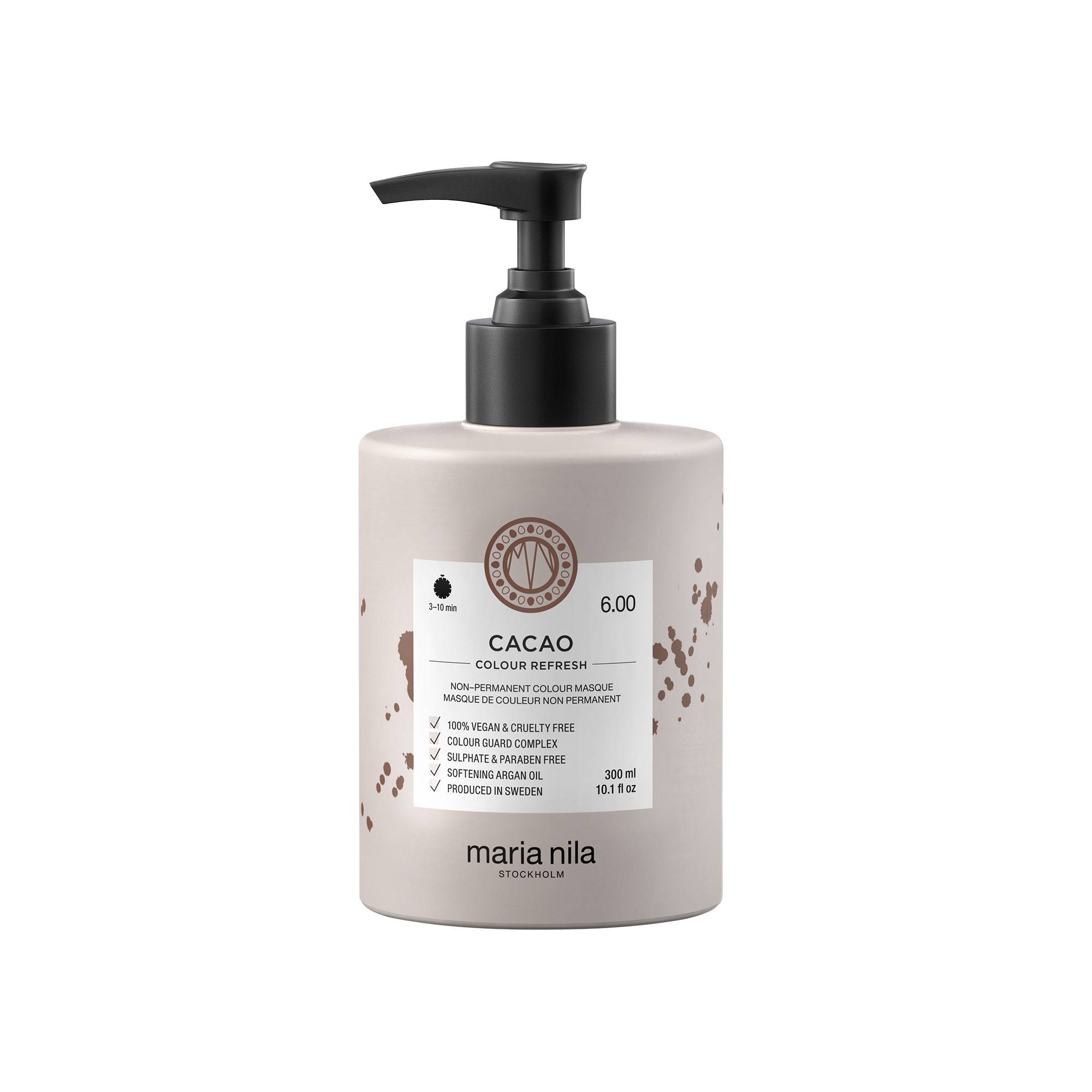 Masque repigmentant Colour Refresh 6.00 Cacao de la marque Maria Nila Contenance 300ml - 1