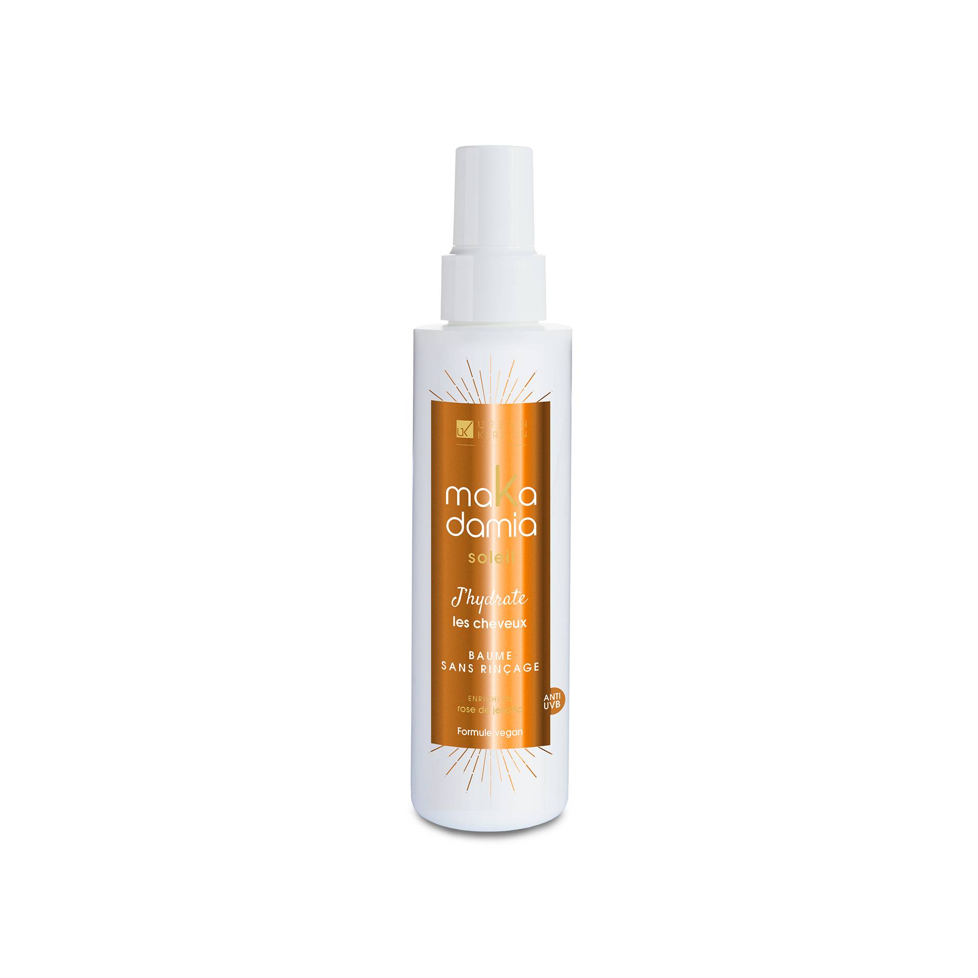 Baume solaire sans rinçage Makadamia de la marque Urban Keratin Contenance 150ml - 1
