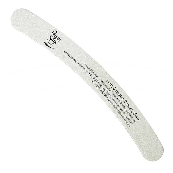 Lime à ongles banane 2 faces 100-180 Blanc de la marque Peggy Sage - 1