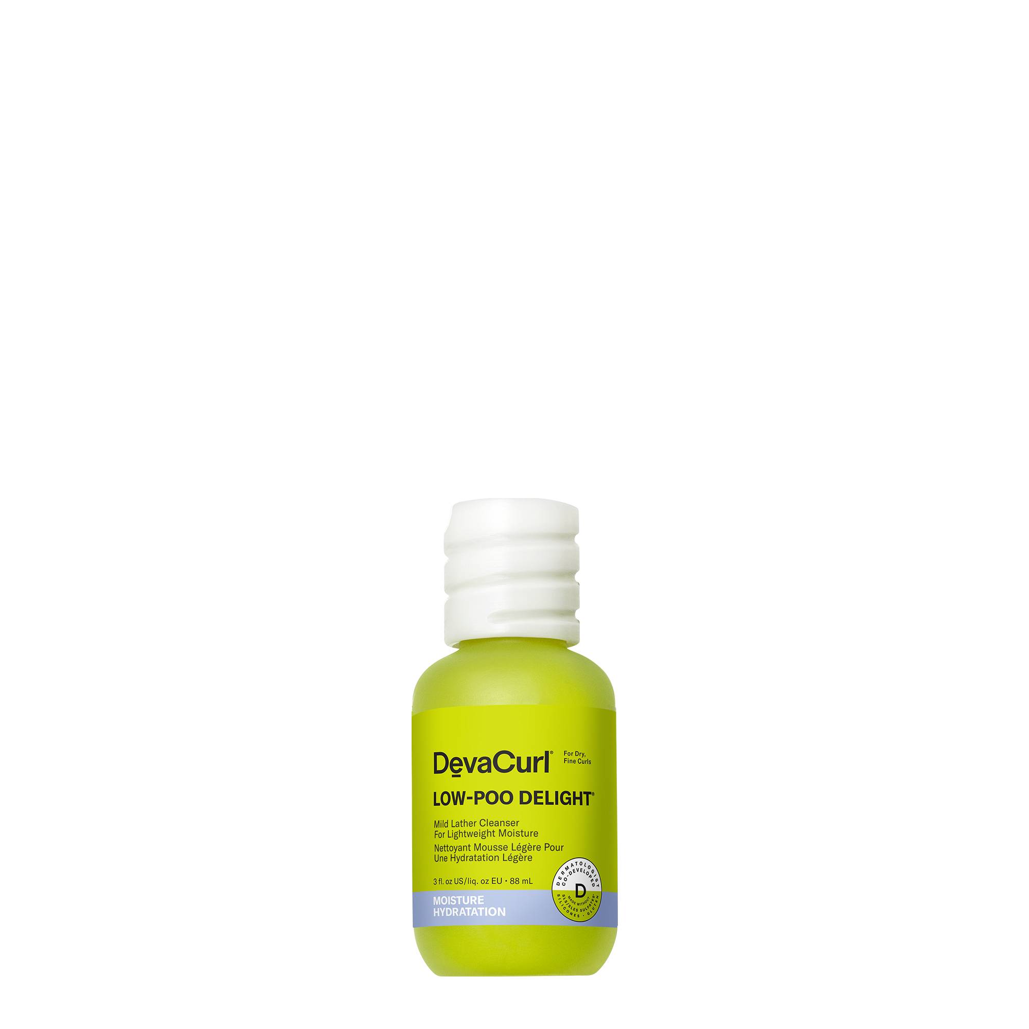 Nettoyant mousse légère Low-Poo Delight de la marque DevaCurl Contenance 88ml - 1