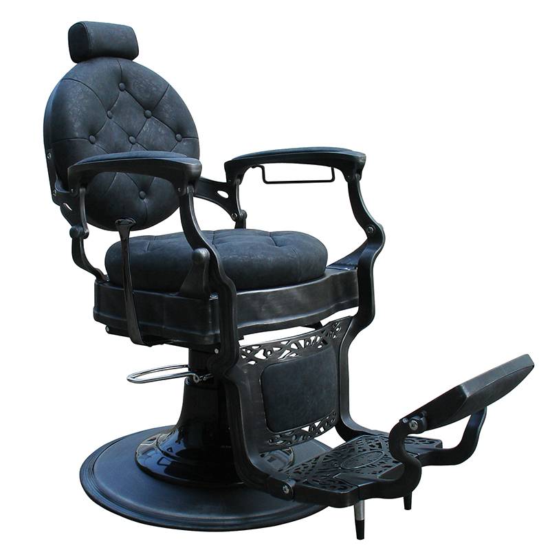 Fauteuil barbier Barock Noir de la marque Pure Men Tolerance - 1