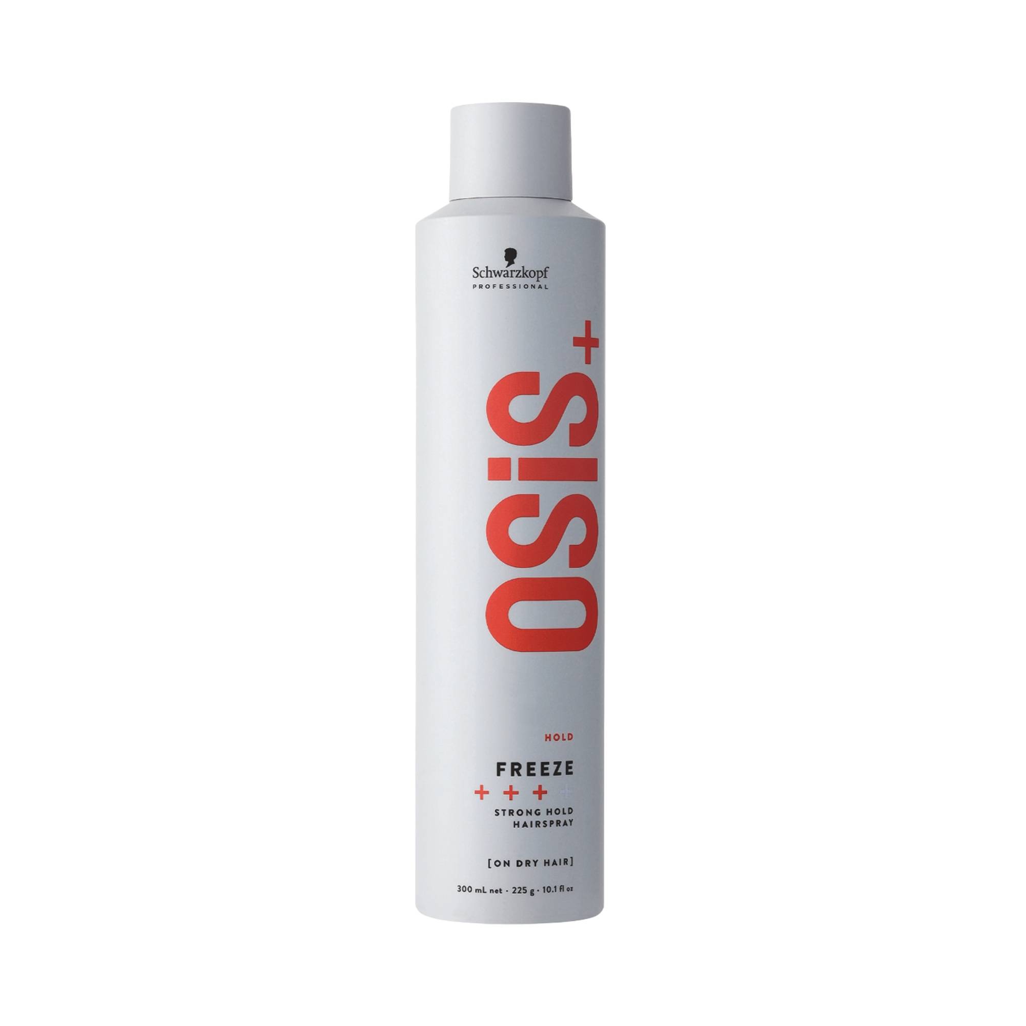 Spray fixation forte Osis+ Freeze de la marque Schwarzkopf Professional Contenance 300ml - 1