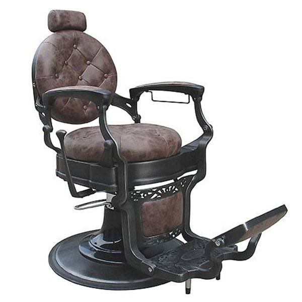 Fauteuil barbier Barock Marron foncé de la marque Pure Men Tolerance - 1