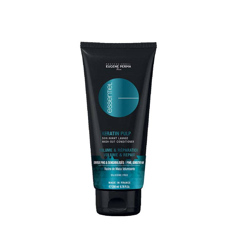 Soin avant lavage Volume & réparation Keratin Pulp de la marque Eugène Perma Contenance 200ml - 1