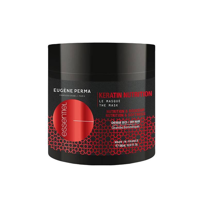 Masque nutrition & douceur Keratin Nutrition de la marque Eugène Perma Contenance 500ml - 1