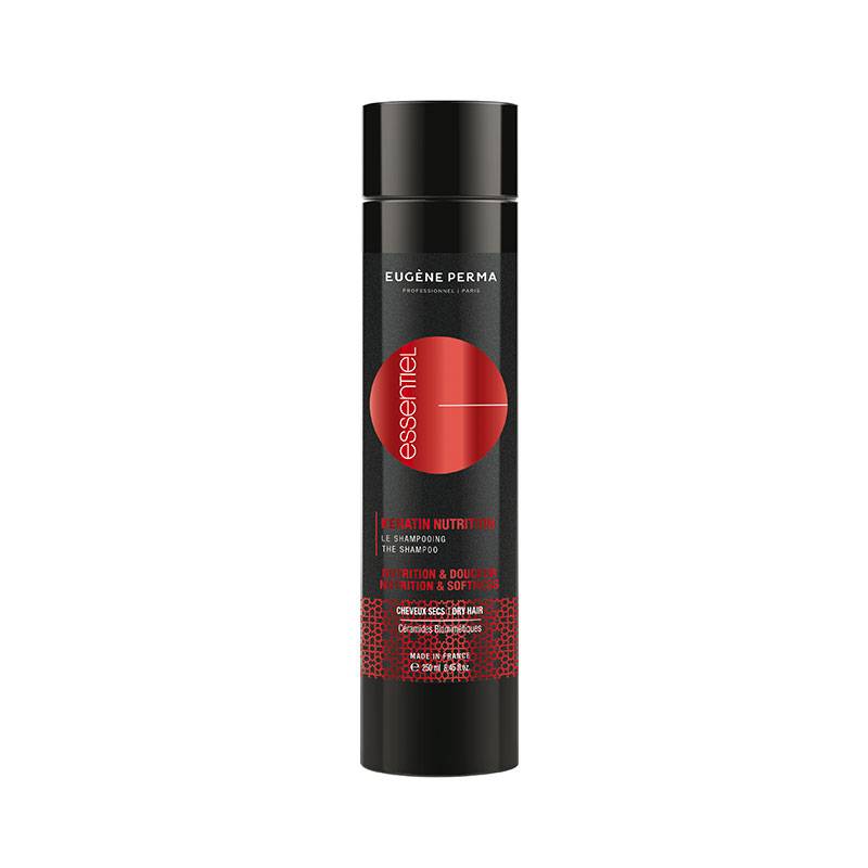 Shampooing nutrition & douceur Keratin Nutrition de la marque Eugène Perma Contenance 250ml - 1