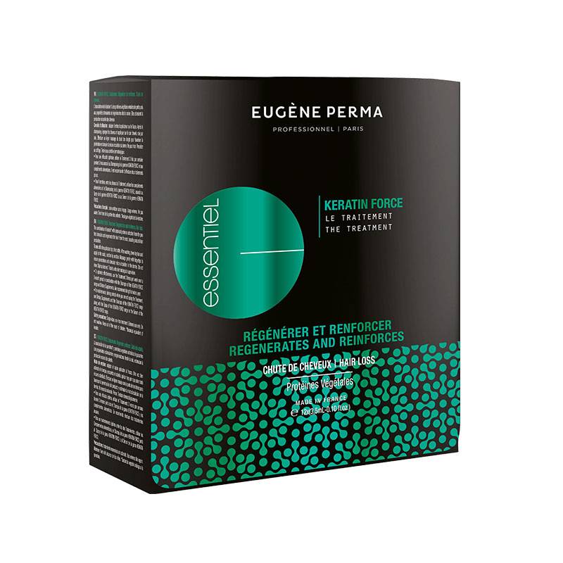 Traitement anti-chute Keratin Force 12x3.5ml de la marque Eugène Perma Contenance 42ml - 1