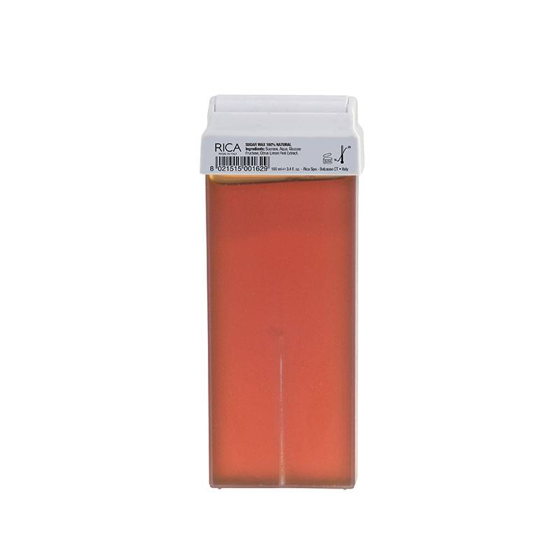 Cartouche cire hydrosoluble 100% naturelle Sugar Wax de la marque Rica Contenance 100ml - 1