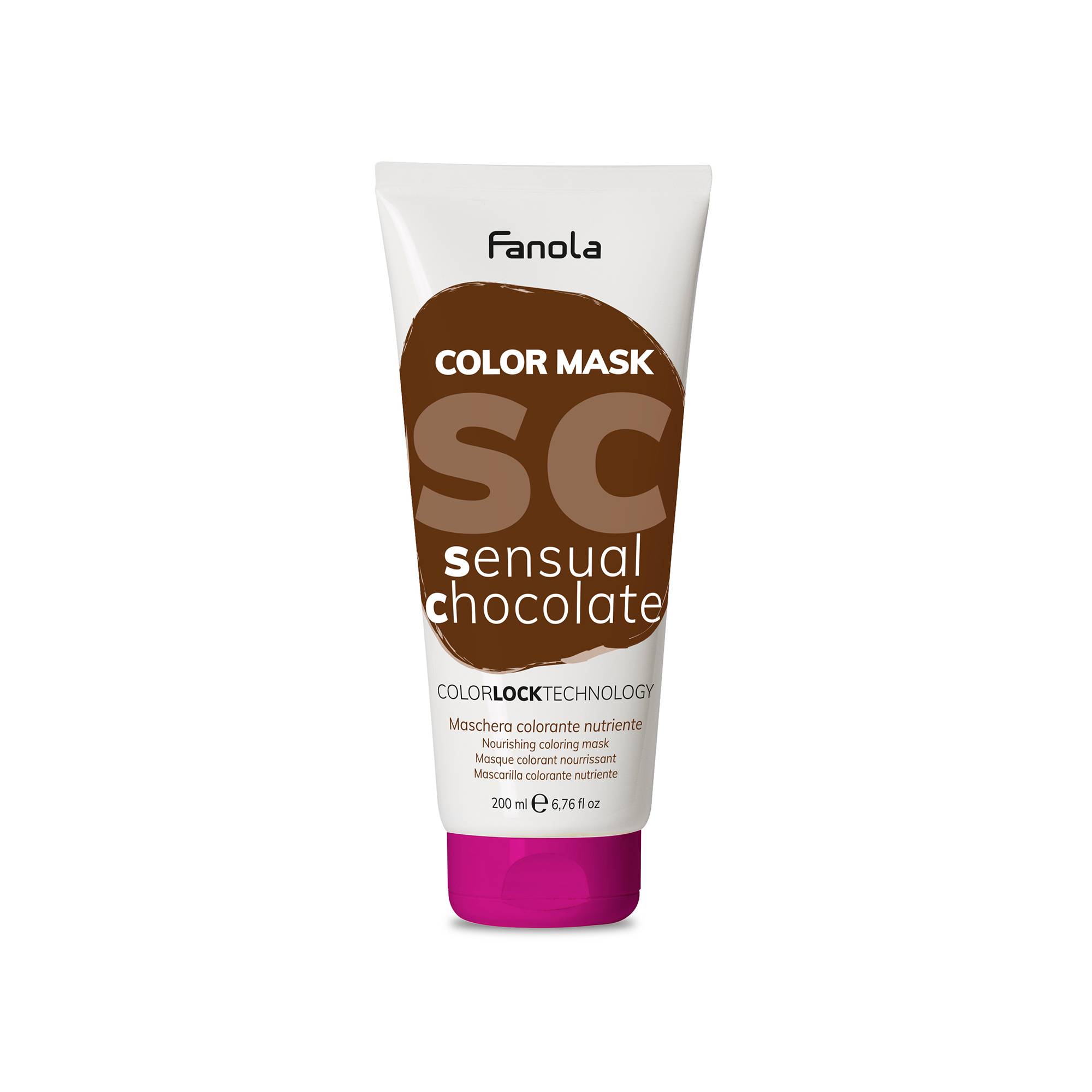 Masque colorant Color Mask sensual chocolate de la marque Fanola Contenance 200ml - 1