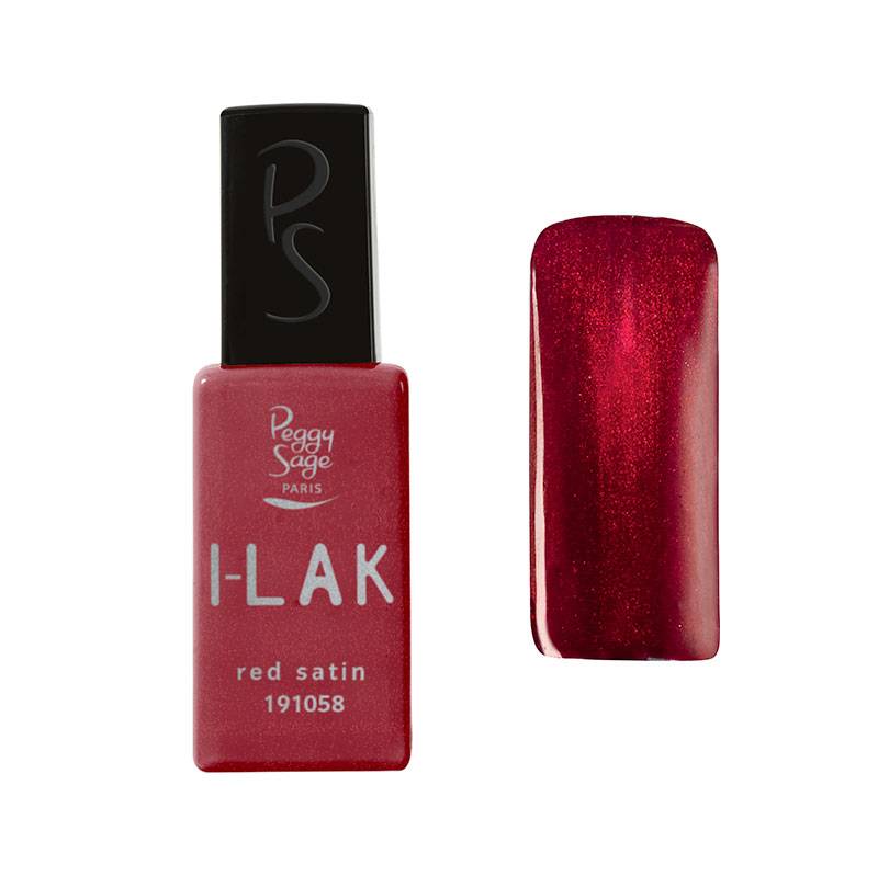 Vernis semi-permanent I-LAK - Red satin de la marque Peggy Sage Contenance 11ml - 1