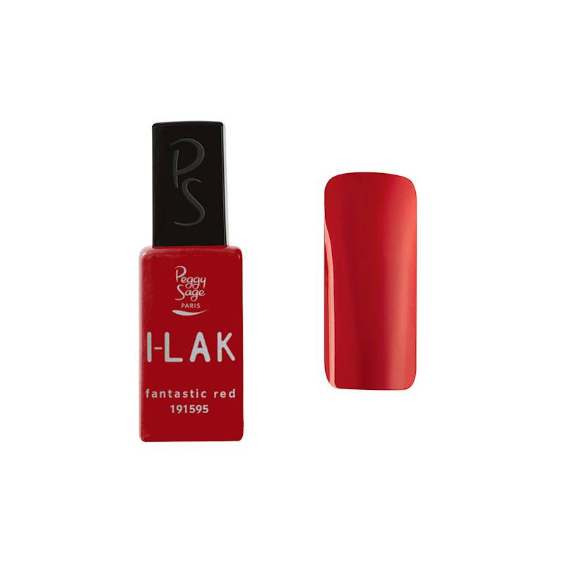 Vernis semi-permanent I-LAK - Fantastic red de la marque Peggy Sage Contenance 11ml - 1