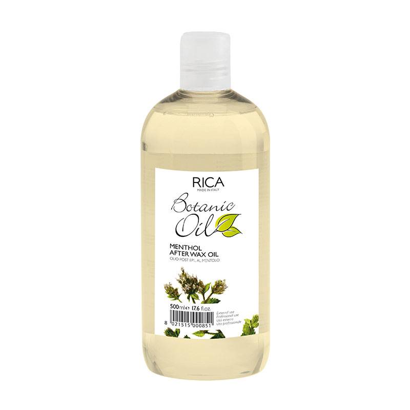 Huile post-épilation au Menthol de la marque Rica Contenance 500ml - 1