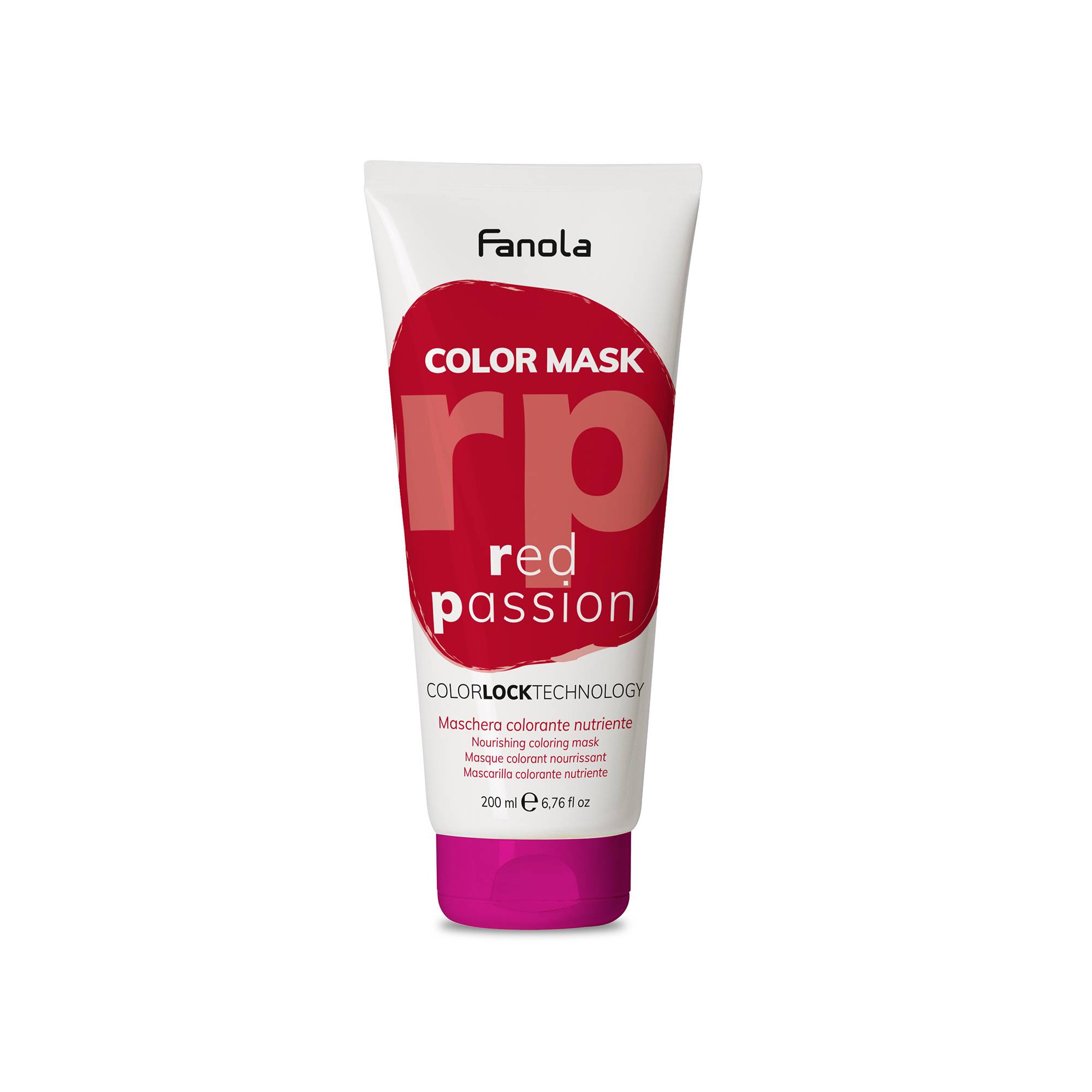 Masque colorant Color Mask red passion de la marque Fanola Contenance 200ml - 1