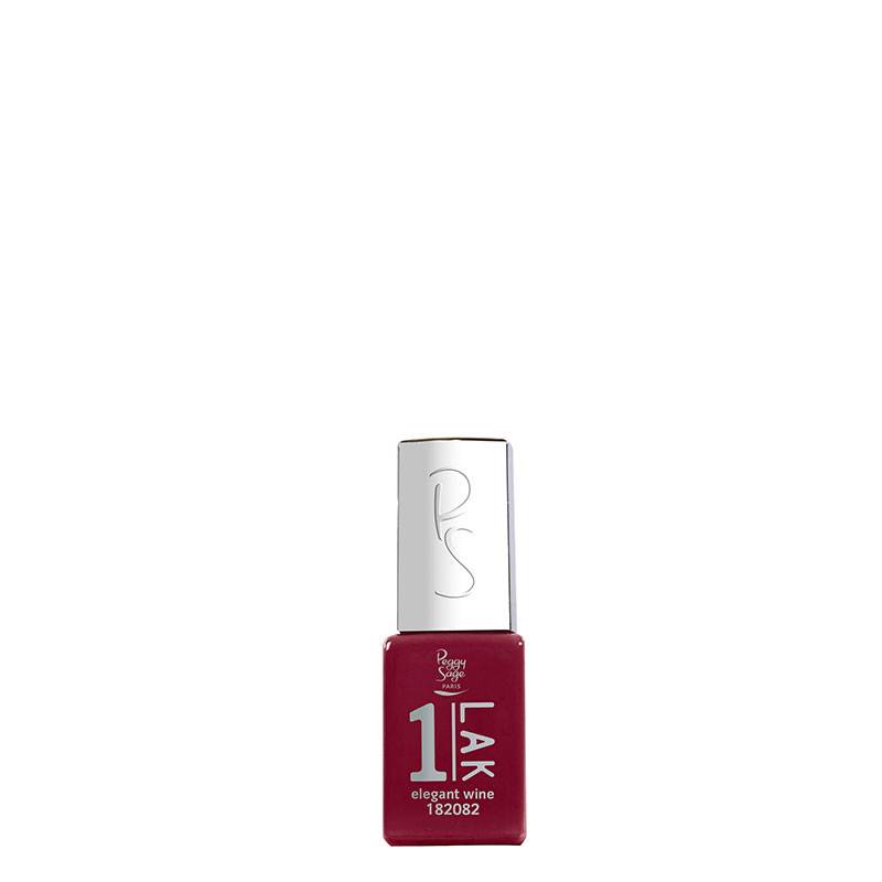 Mini vernis semi-permanent 1-LAK - Elegant wine de la marque Peggy Sage Contenance 5ml - 1