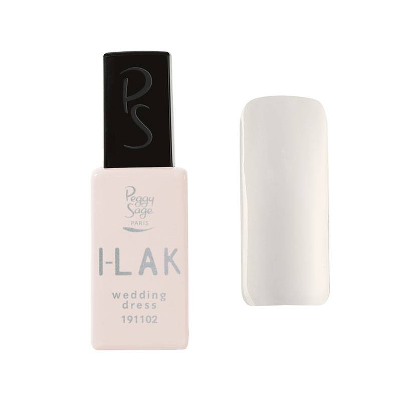 Vernis semi-permanent I-LAK - Wedding dress de la marque Peggy Sage Contenance 11ml - 1