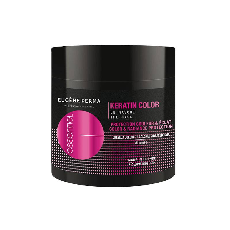 Masque protection couleur & éclat Keratin Color de la marque Eugène Perma Contenance 500ml - 1