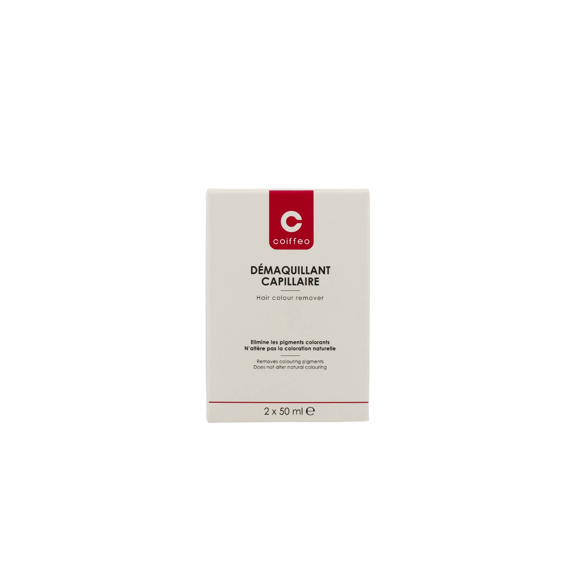 Démaquillant capillaire Hair colour remover (2x50ml) de la marque Coiffeo Contenance 100ml - 3