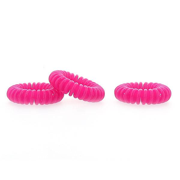 Hair ring fuschia x3 de la marque Coiffeo - 1