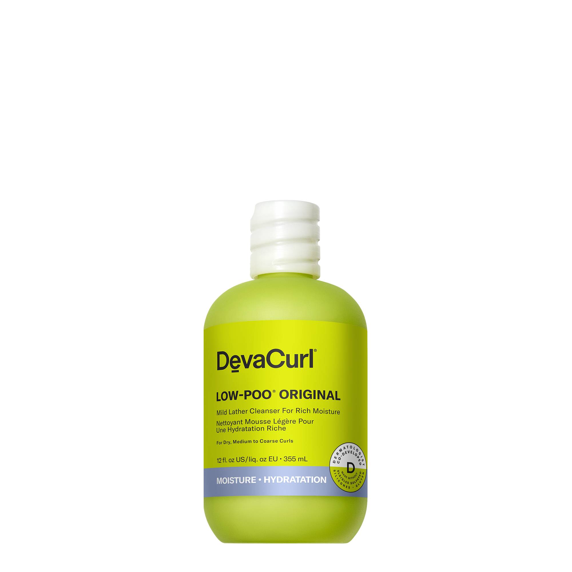 Nettoyant mousse légère Low-Poo Original de la marque DevaCurl Contenance 354ml - 1