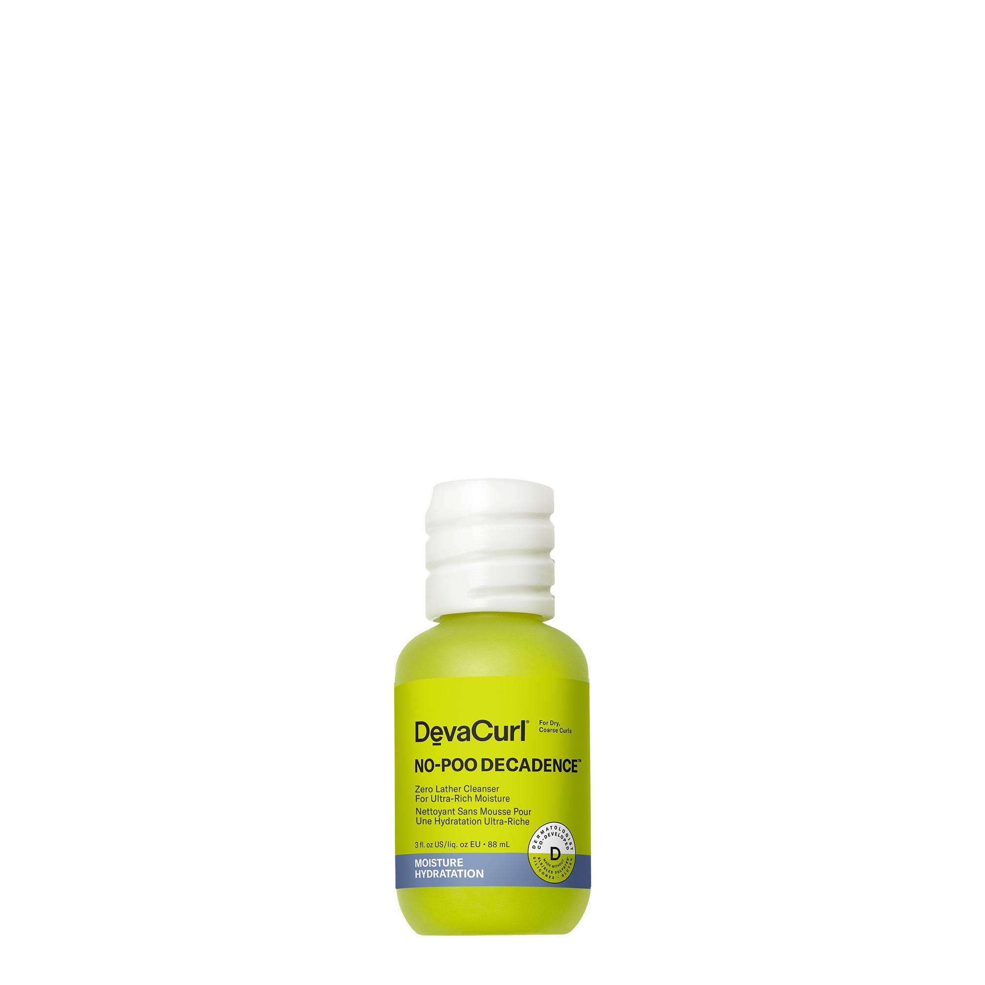 Nettoyant sans mousse No-Poo Decadence de la marque DevaCurl Contenance 88ml - 1