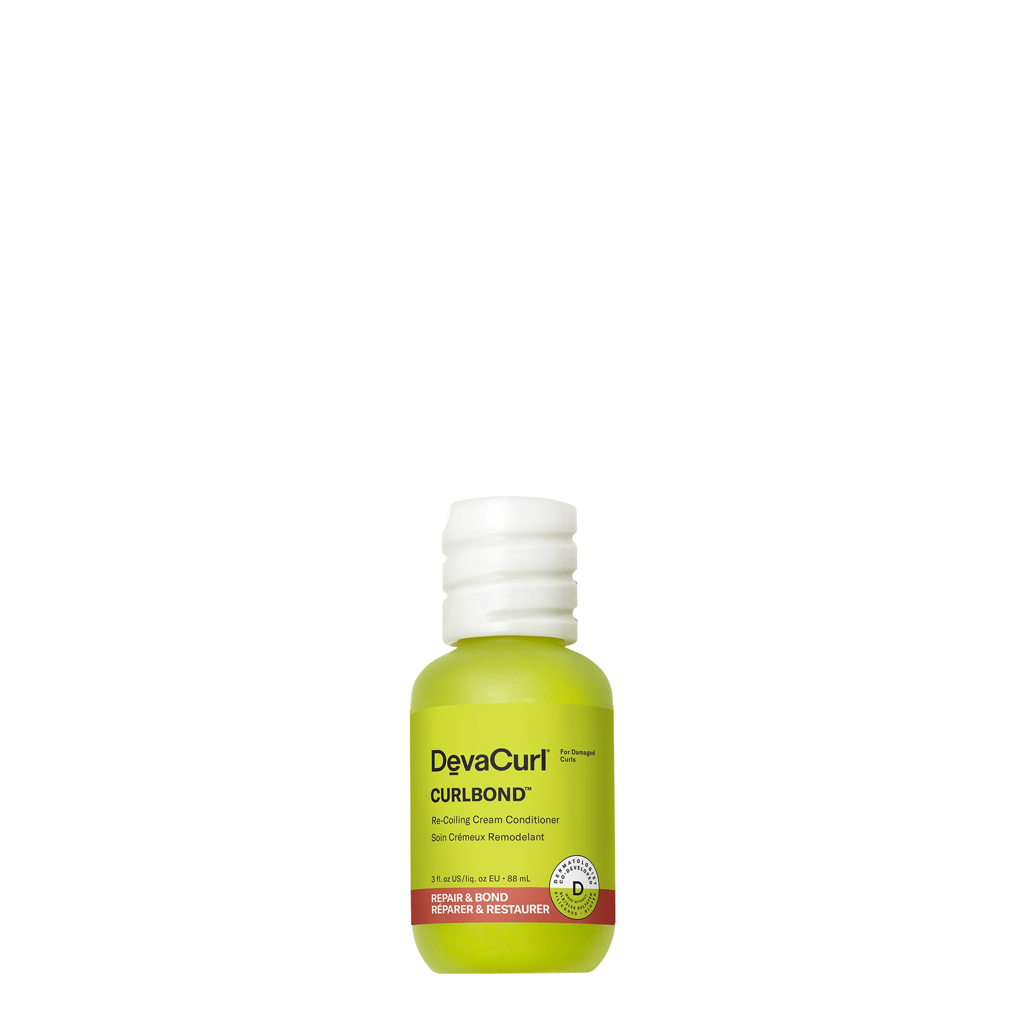 Soin crémeux remodelant CurlBond Conditioner de la marque DevaCurl Contenance 89ml - 1