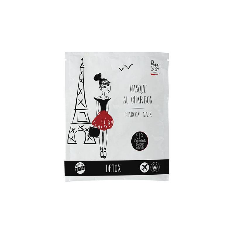 Masque exfoliant visage au charbon - sachet monodose de la marque Peggy Sage Contenance 20ml - 1