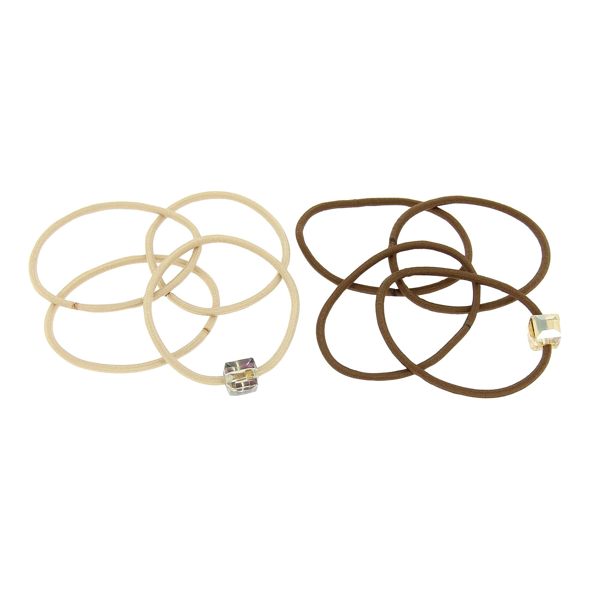 Elastique assorti crystal x8 de la marque Coiffeo - 1