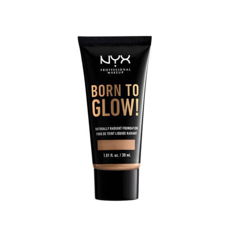 Fond de teint éclat Born to glow! Classic tan de la marque NYX Professional Makeup Contenance 30ml - 1