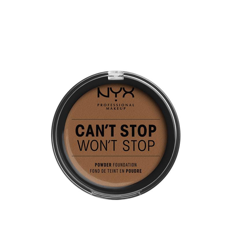 Fond de teint compact Can't Stop Won't Stop - Capuccino de la marque NYX Professional Makeup Contenance 11g - 1