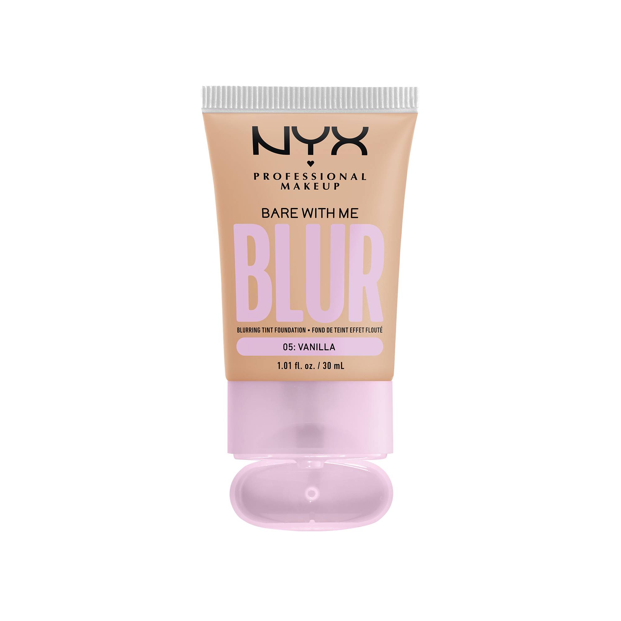 Fond de teint effet flouté Bare With Me Blur Vanilla de la marque NYX Professional Makeup - 1