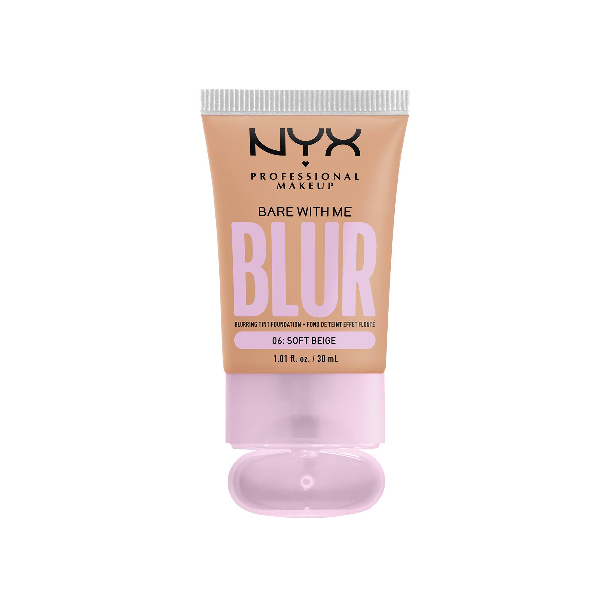 Fond de teint effet flouté Bare With Me Blur Soft Beige de la marque NYX Professional Makeup - 1
