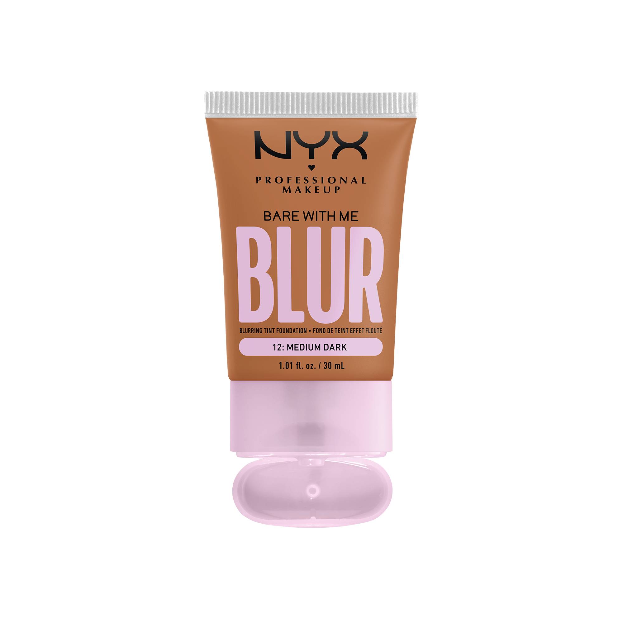 Fond de teint effet flouté Bare With Me Blur Medium Dark de la marque NYX Professional Makeup - 1