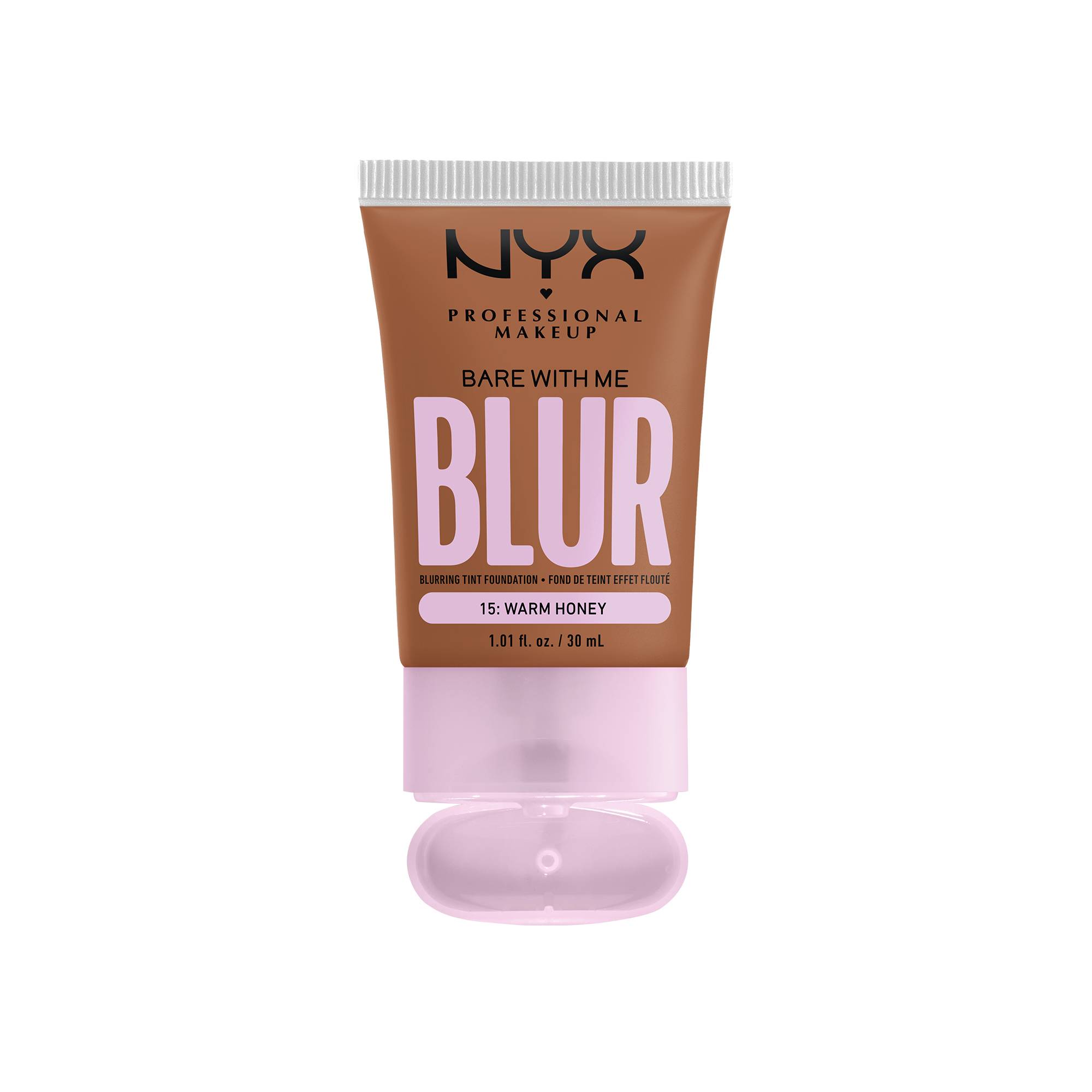 Fond de teint effet flouté Bare With Me Blur Warm Honey de la marque NYX Professional Makeup - 1