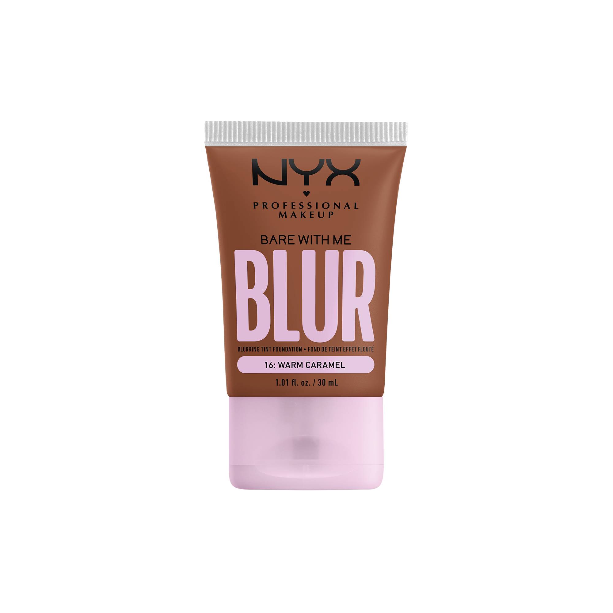 Fond de teint effet flouté Bare With Me Blur Warm Caramel de la marque NYX Professional Makeup - 1