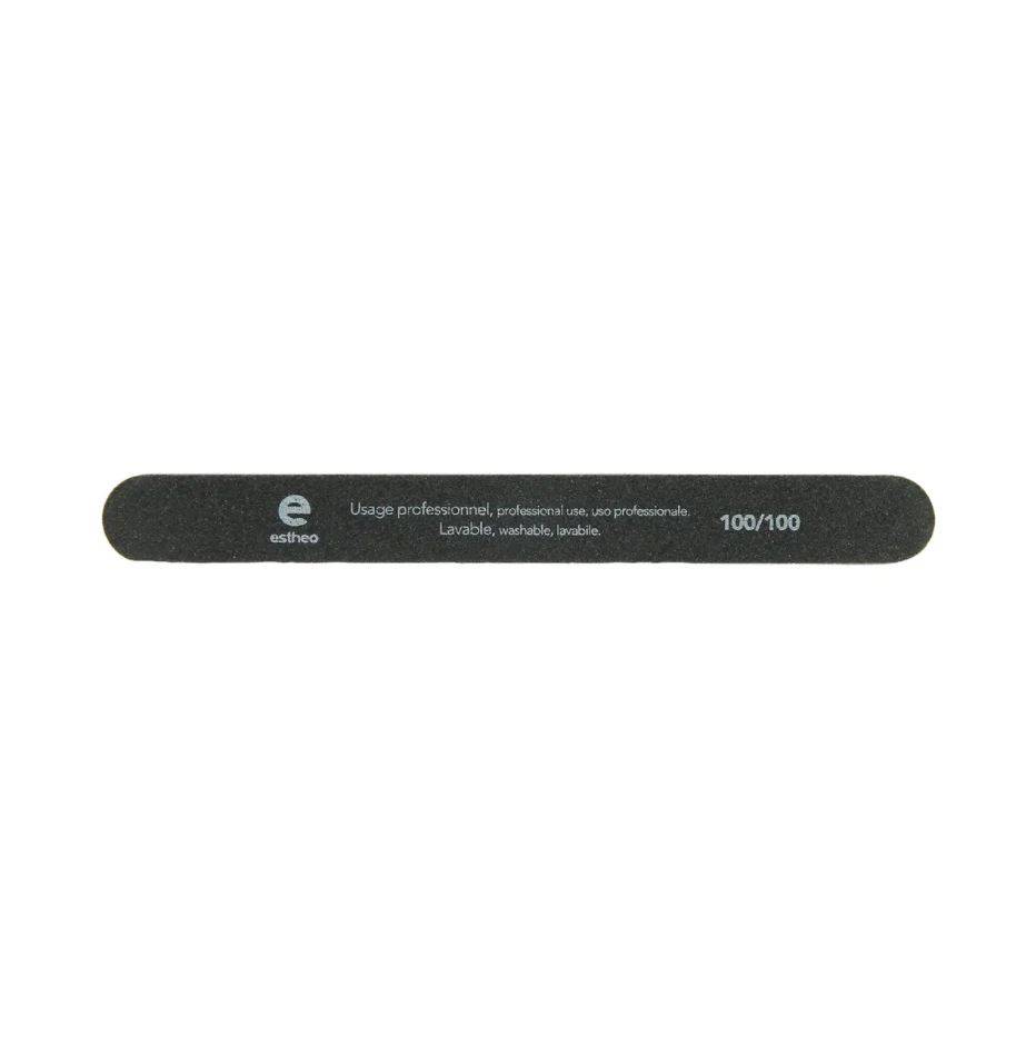 Lime à ongles droite 100-100 Noire de la marque Estheo - 1