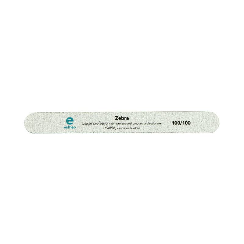 Lime à ongles droite 100-100 Zébra de la marque Estheo - 1