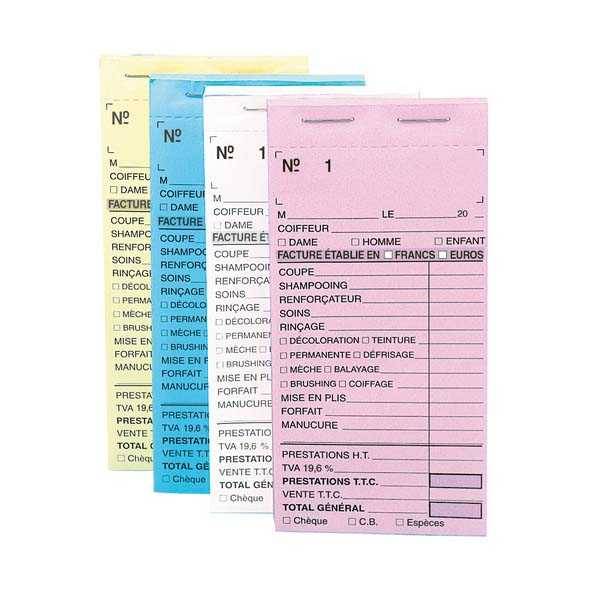 Carnet de caisse carbone x10 Blanc de la marque Sibel - 1