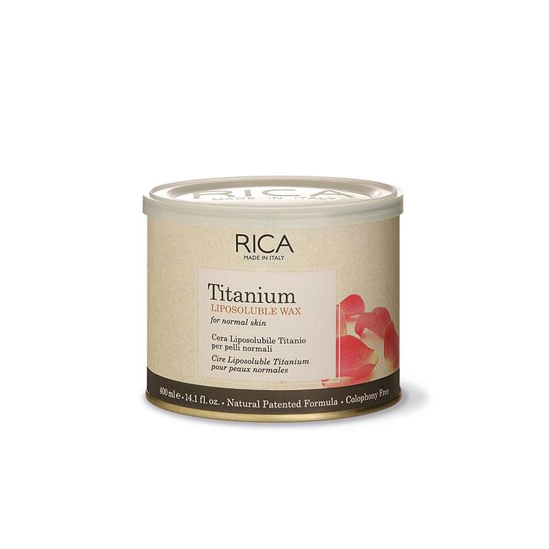 Cire liposoluble au Titanium rose de la marque Rica Contenance 400ml - 1