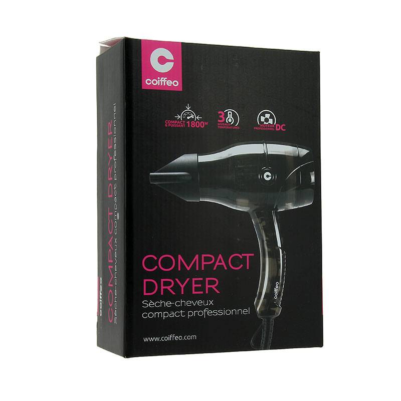 Sèche-cheveux Compact Dryer Noir de la marque Coiffeo - 2