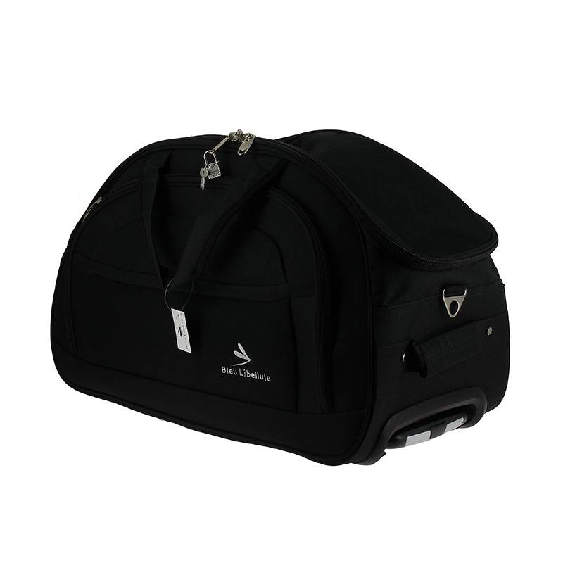 Sac de transport Trolley à roulettes Noir 56x30x32cm de la marque Bleu Libellule - 1