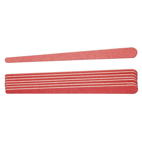 Lot de 8 limes à ongles manucure 150-180 ongles fragiles Rouge de la marque Peggy Sage - 1