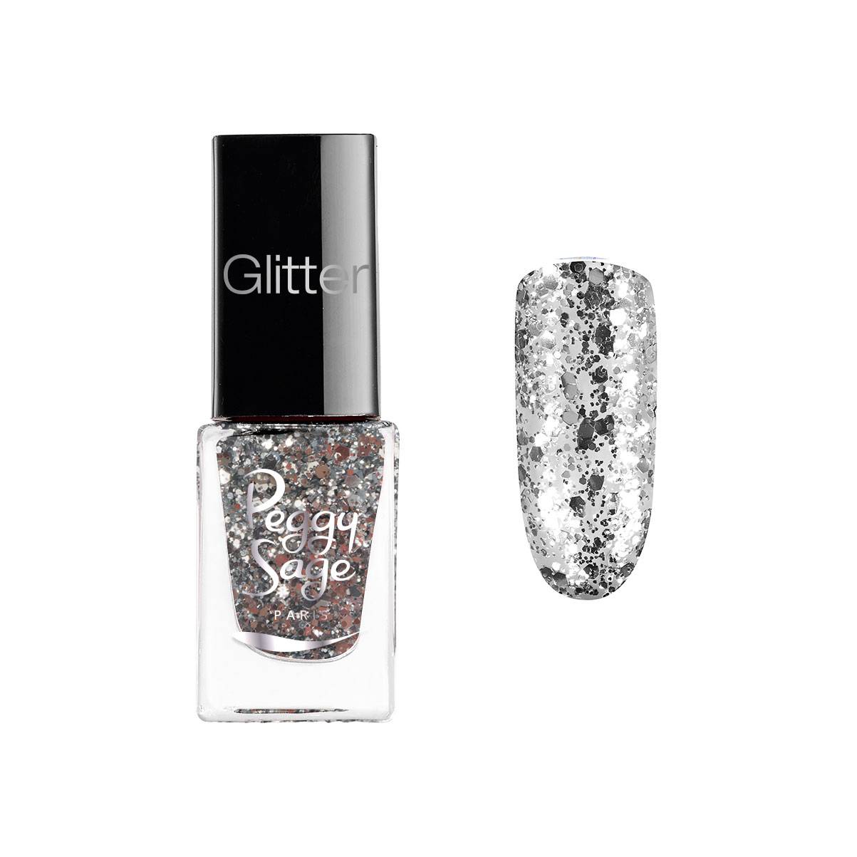Mini vernis à ongles pailleté Astrée de la marque Peggy Sage Contenance 5ml - 1
