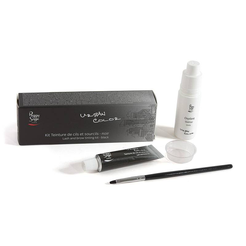 Kit complet teinture cils et sourcils Noir de la marque Peggy Sage Contenance 35ml - 1