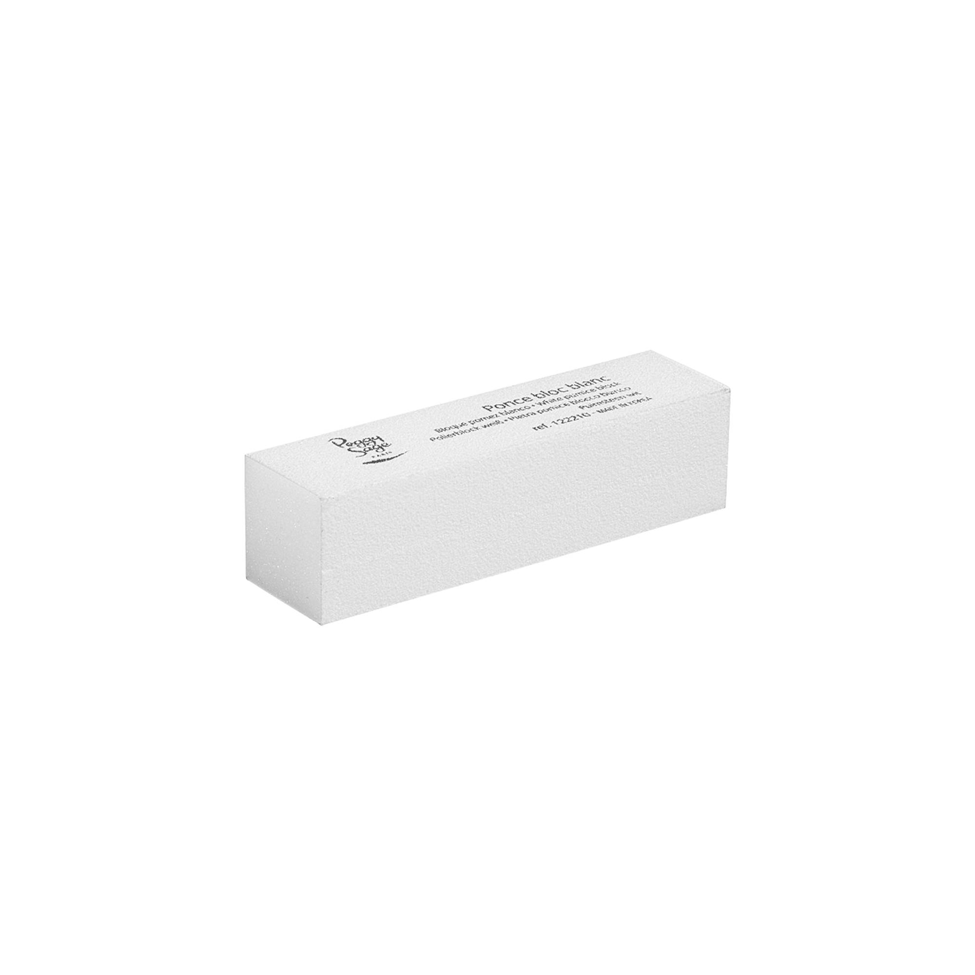 Ponce bloc pour ongles Blanc de la marque Peggy Sage - 1
